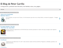 Tablet Screenshot of petercarrillo.com